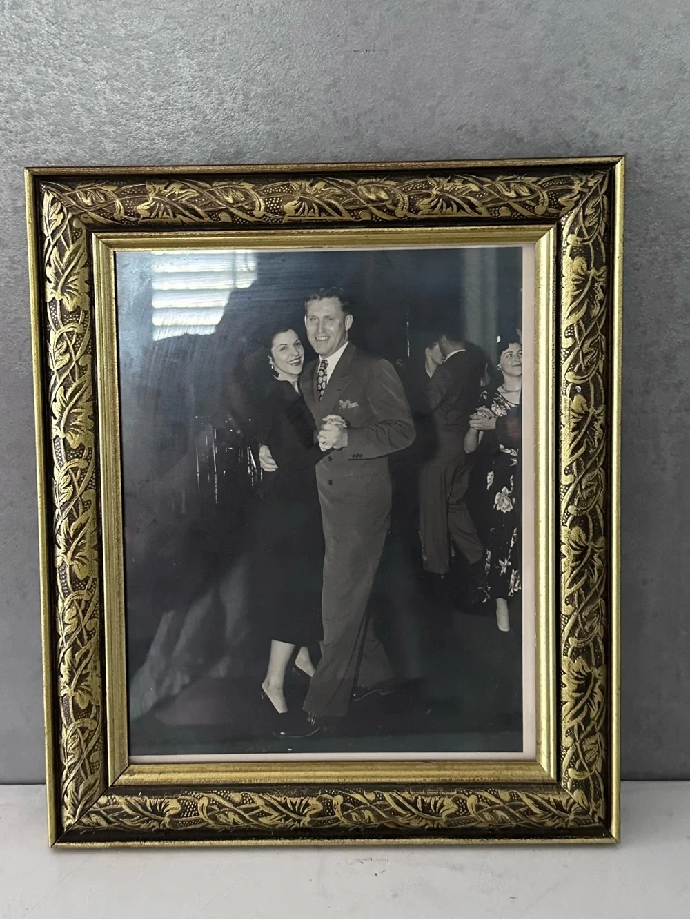Vintage Framed 1950’s photo wood frame